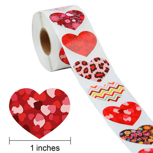 Heart Shaped Label Sticker Scrapbooking Gift Packaging Seal