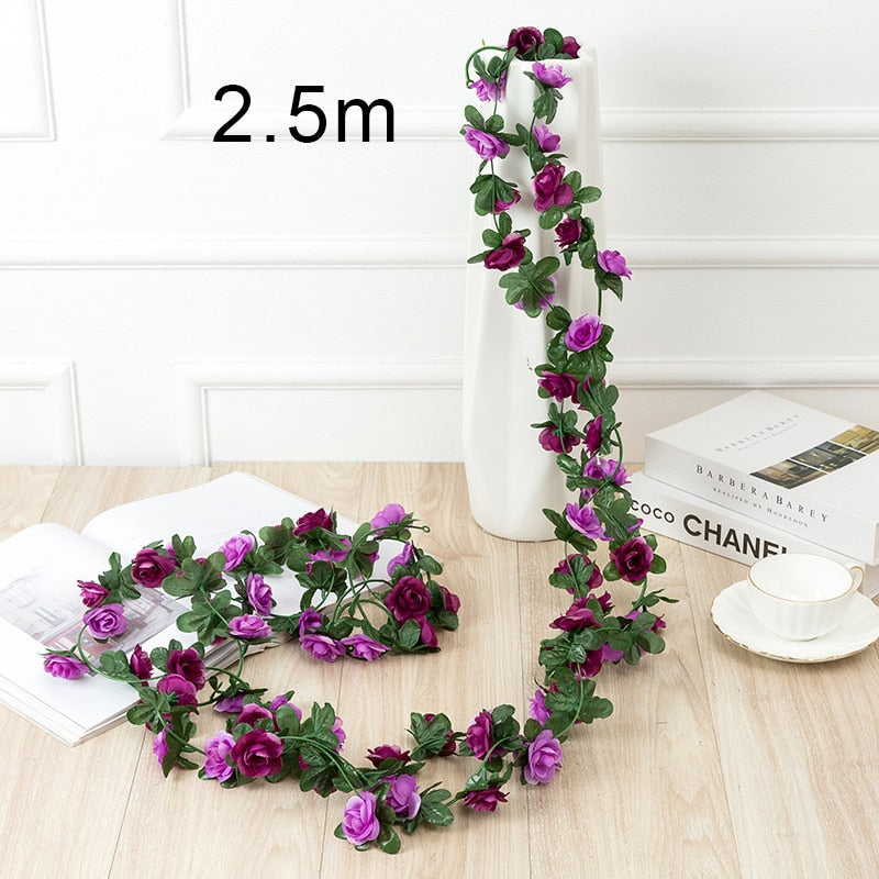 Artificial Vine Plants Hanging Ivy Green Leaves Garland