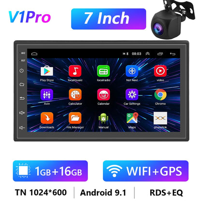 GPS Android Multimedia Player Universal 7" audio Navigation