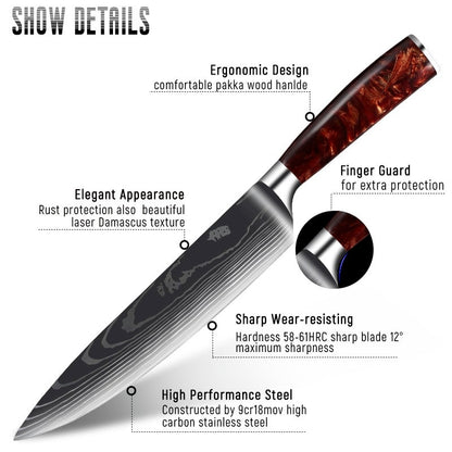 Professional Device Sets Chef Knife