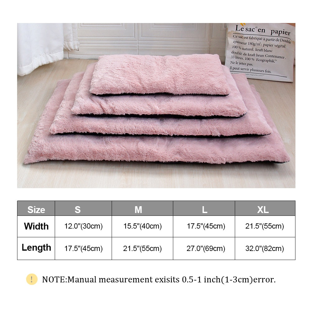 Thick Pet Sleeping Mats Cushion Soft Kennel