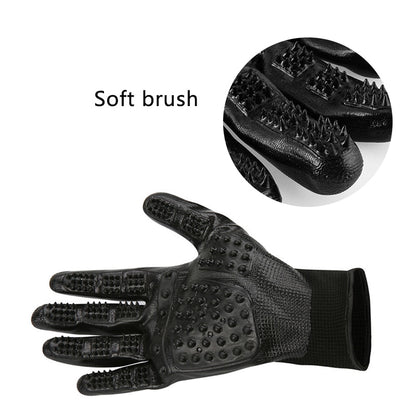 Grooming Glove for Cats Soft Rubber Pet Hair Remover
