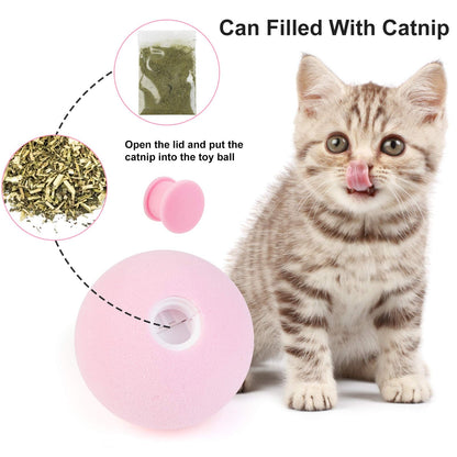 Smart Cat Toys Interactive Ball Catnip Cat Training Toy Pet