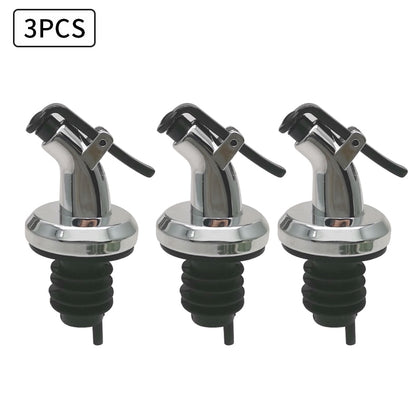 3Piece Bottle Stopper Leak Proof Wine Bottle Stopper Bottle Cap