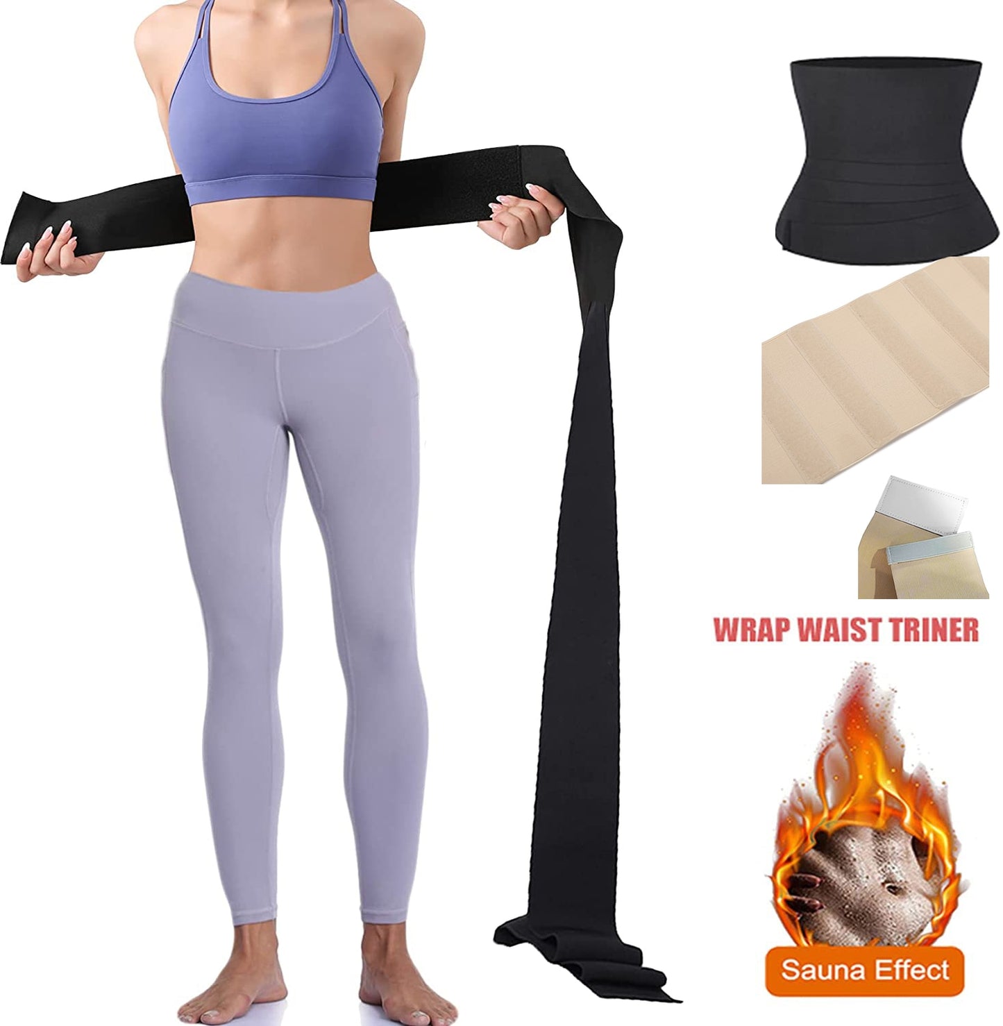 Invisible Wrap Waist Trainer Women Slimming Tummy Belt
