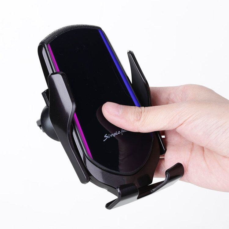 Automatic Clamping QI Wireless Car Charger Car Phone Holder