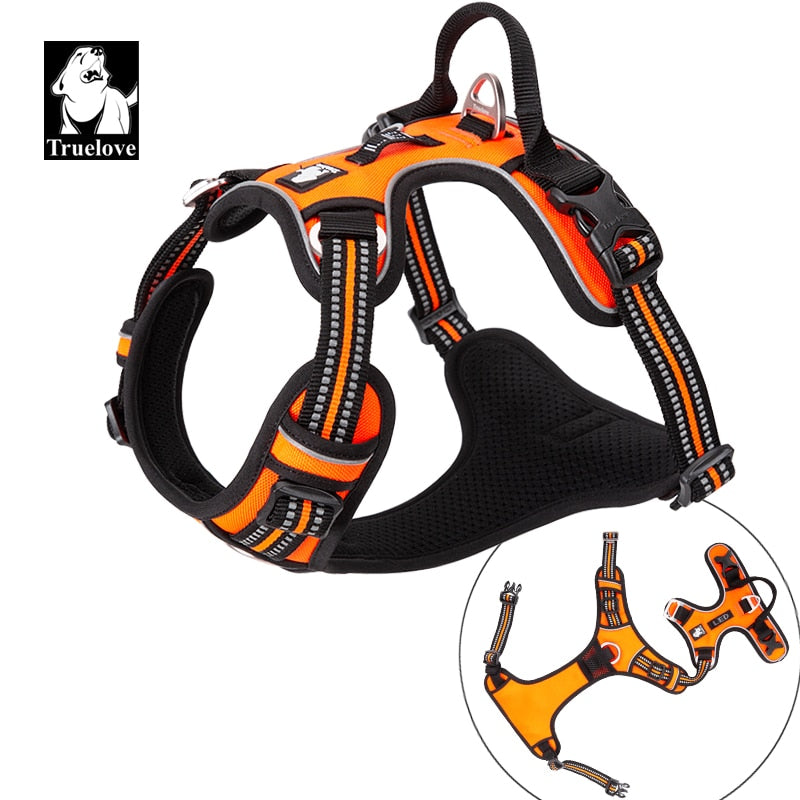 Truelove Front Nylon Dog Harness No Pull Vest Soft Safety Harness