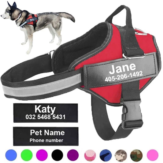 Dog Harness NO PULL Reflective Breathable Adjustable Harness