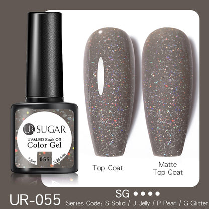 Beauty Sparkling Gel Nail Polish Reflective Glitter Nail Gel