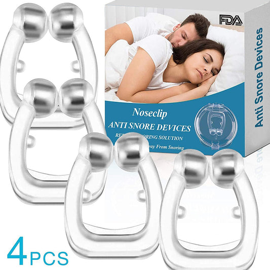 Silicone Magnetic Anti Snore Stop Snoring Nose Clip Health Product