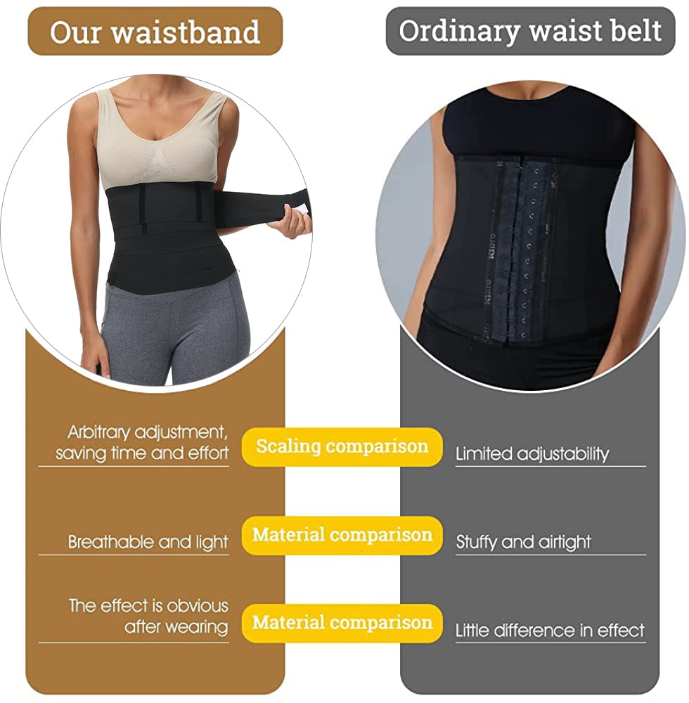 Invisible Wrap Waist Trainer Women Slimming Tummy Belt