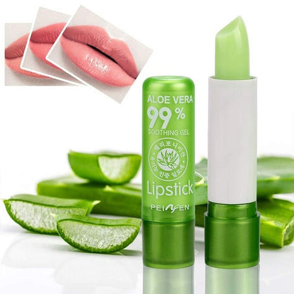 Beauty 1Piece Moisture Lip Balm Long-Lasting Natural Aloe Vera Lipstick