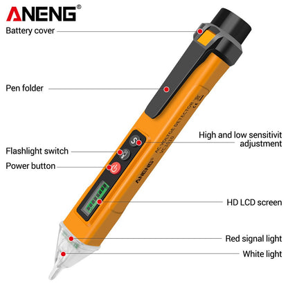 Digital AC DC Voltage Detectors Tester Pen