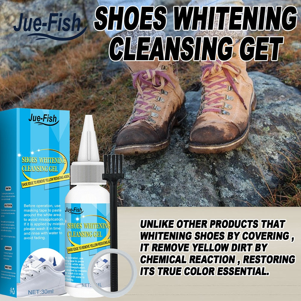 30 to 100ml White Shoes Stain Polish Cleaner Gel Sneaker
