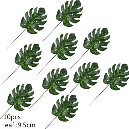 Artificial Gold Green Turtle Leaf Scattered Silk Plant