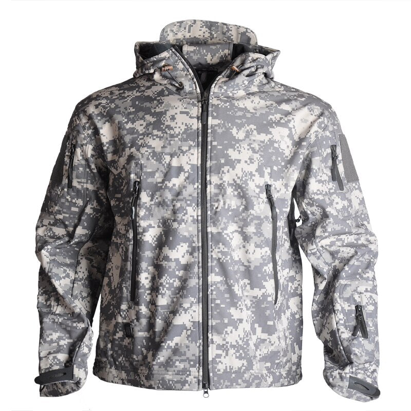 Men's Winter Jacket Army Soft Shell Clothes