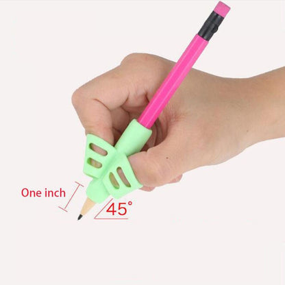 Beginner Two-finger Pen Holder Silicone Baby Learning Writing Tool