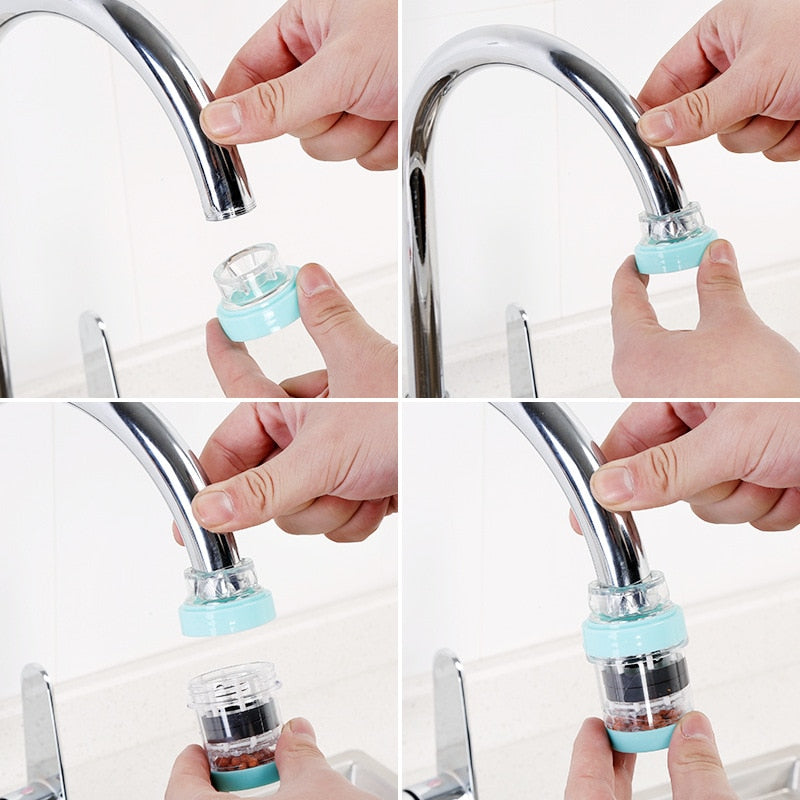 1pc Kitchen Magnetize Faucet Tap Heads Water Clean Purifier Filter