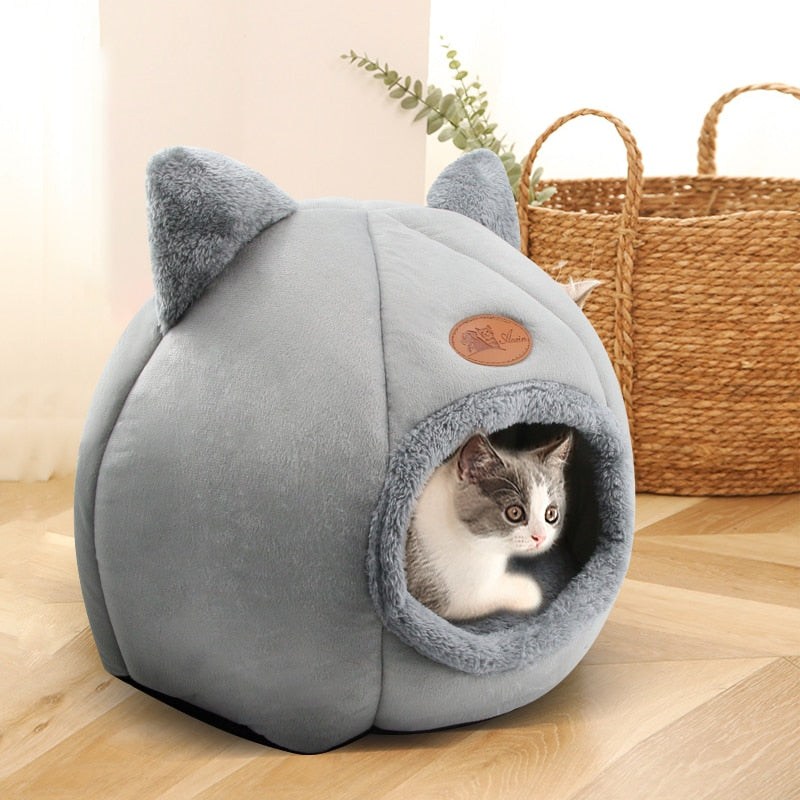 New Deep sleep comfort in winter cat bed little mat basket