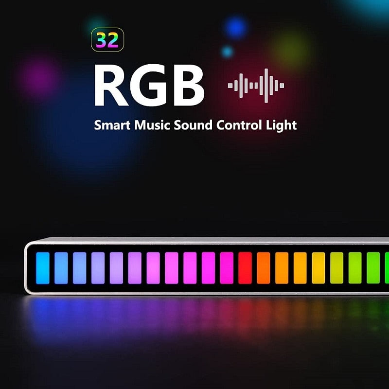 Auto Car Sound Control RGB Voice-Activated Music