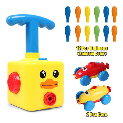 Power Balloon Launch Tower Toy Puzzle Fun Education