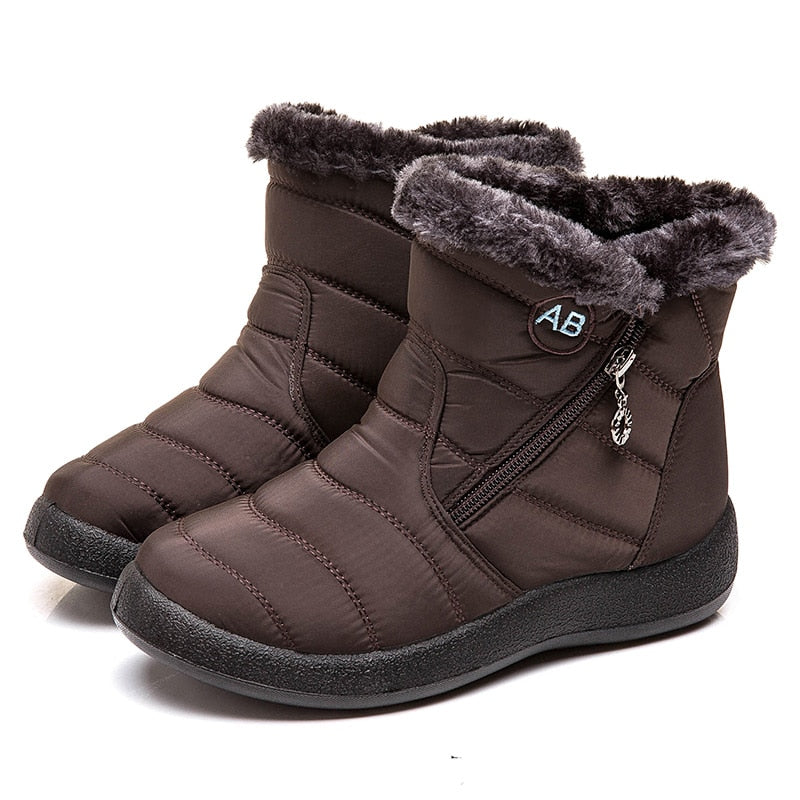 Warm Women Boots Fashion Waterproof Snow Boots