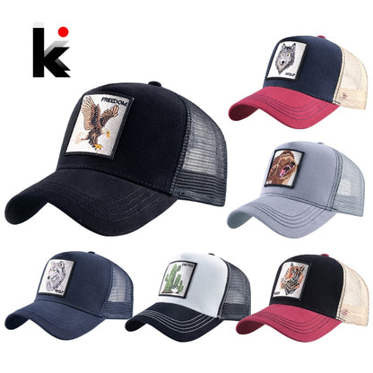 Fashion Animals Embroidery Baseball Caps