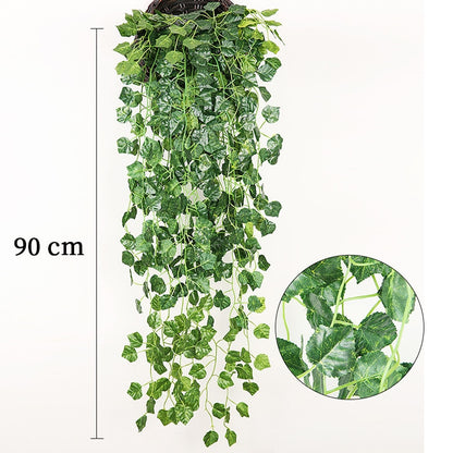 Artificial Vine Plants Hanging Ivy Green Leaves Garland
