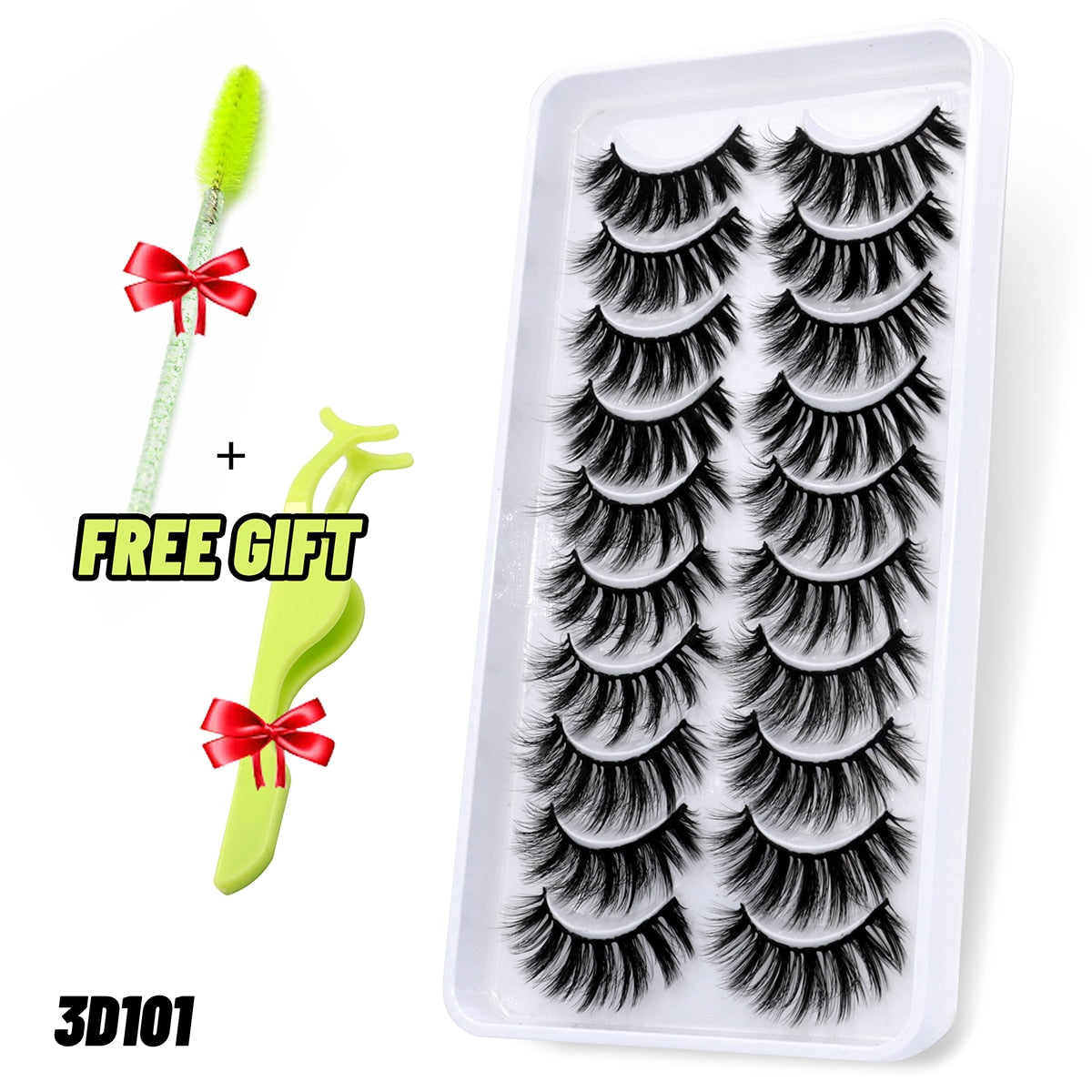 Beauty 3D Faux Mink Lashes Fluffy Soft Wispy