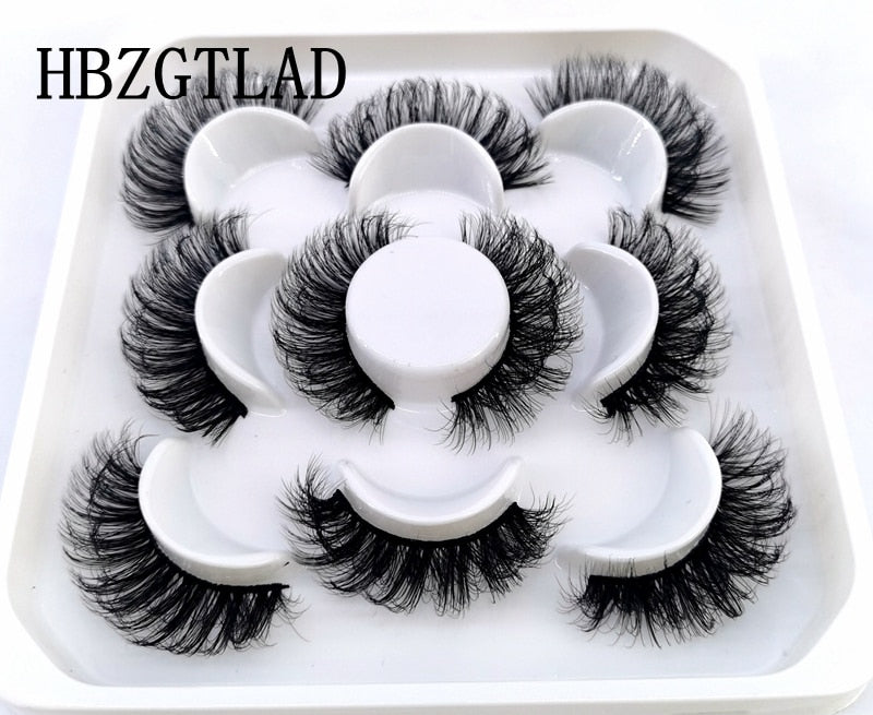 Beauty 3D Mink Lashes Bulk Faux with Custom Box Wispy