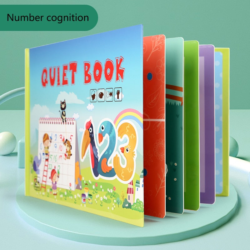 My First Busy Book Montessori Toys Baby Educational