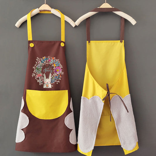 Kitchen Wipeable Nail Shop Apron