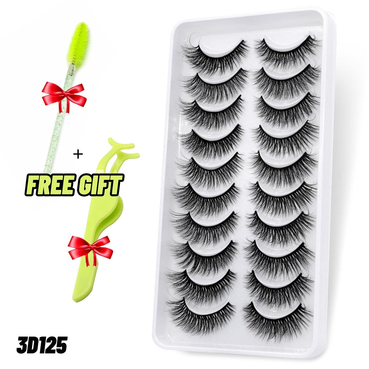 Beauty 3D Faux Mink Lashes Fluffy Soft Wispy