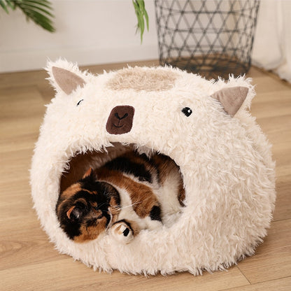 Super Soft Pet Bed Kennel Alpaca Series