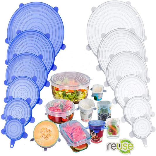 Silicone Cover Stretch Lids Airtight Food Wrap Covers
