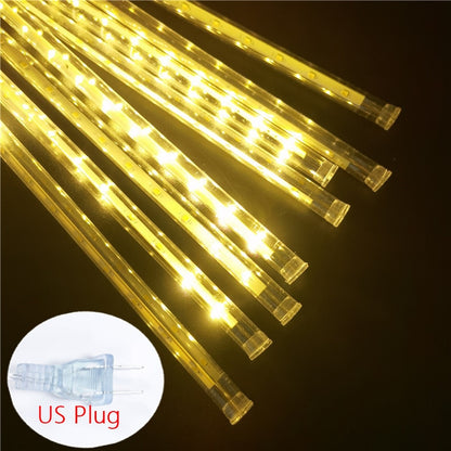 8 Tubes Meteor Shower Rain Led String Lights Street Garlands