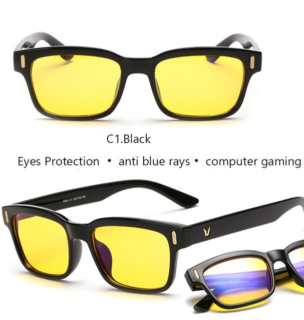 Blue Ray Computer Glasses Men Screen Radiation Eyewear