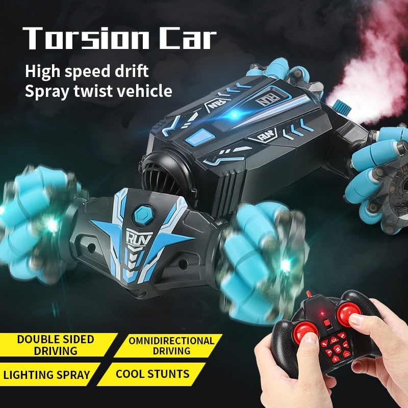 Gesture Sensing Spray Twisting Stunt Drift Car