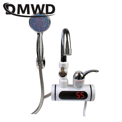 Temperature Display Instant Hot Water Heater Faucet