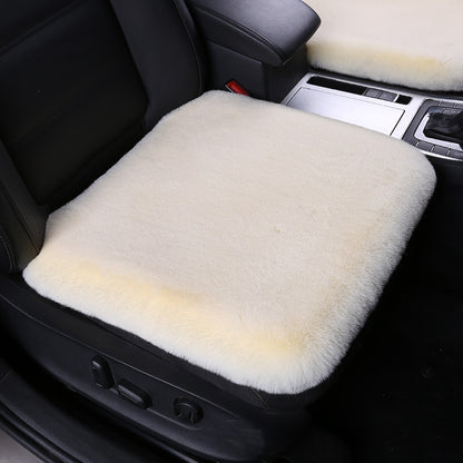 Car Seat Cushion Winter Plush Rabbit Fur Winter