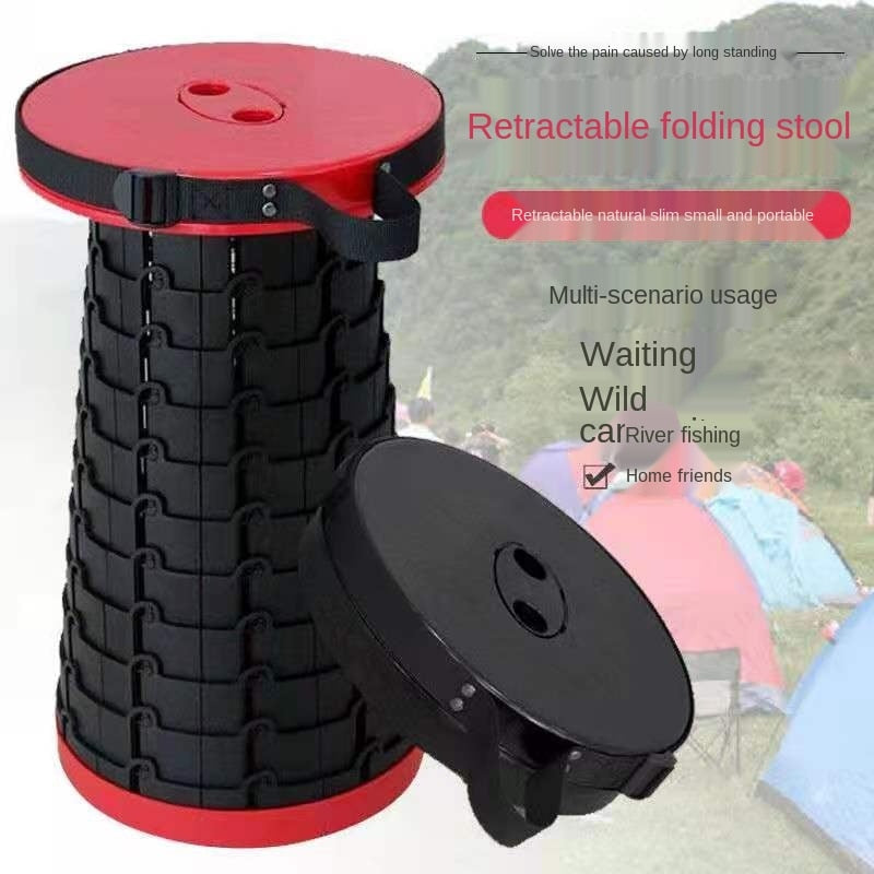 Retractable Stool Folding Chiar Outdoor Portable