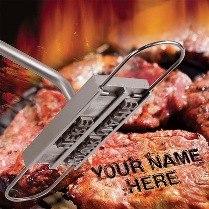 BBQ Branding Iron BBQ Steak Tool Meat Grill Forks