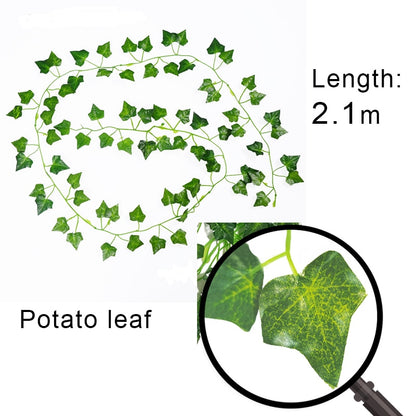 Artificial Vine Plants Hanging Ivy Green Leaves Garland