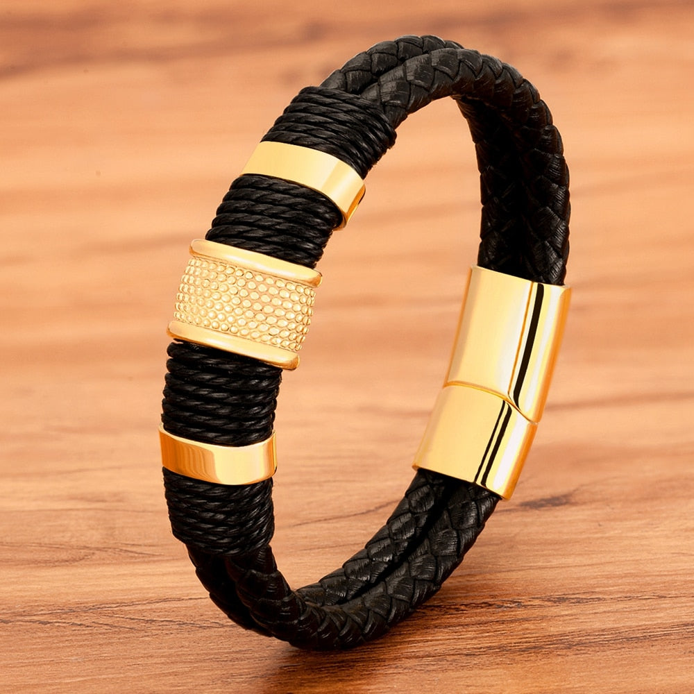 Woven Leather Rope Wrapping Special Style Classic