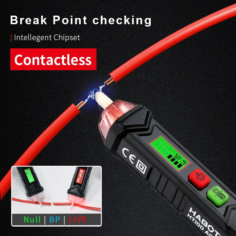 AC Non-Contact Voltage Detector Tester Pen Alarm