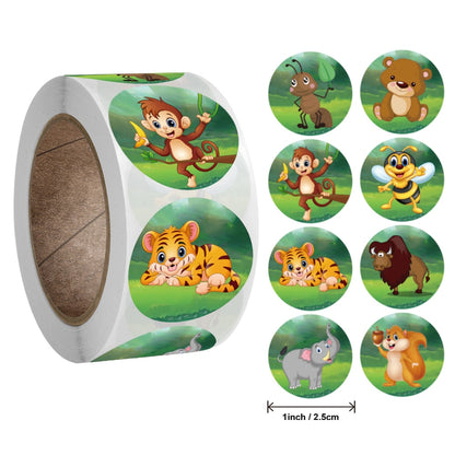 Zoo Animals cartoon Stickers for kids classic toys