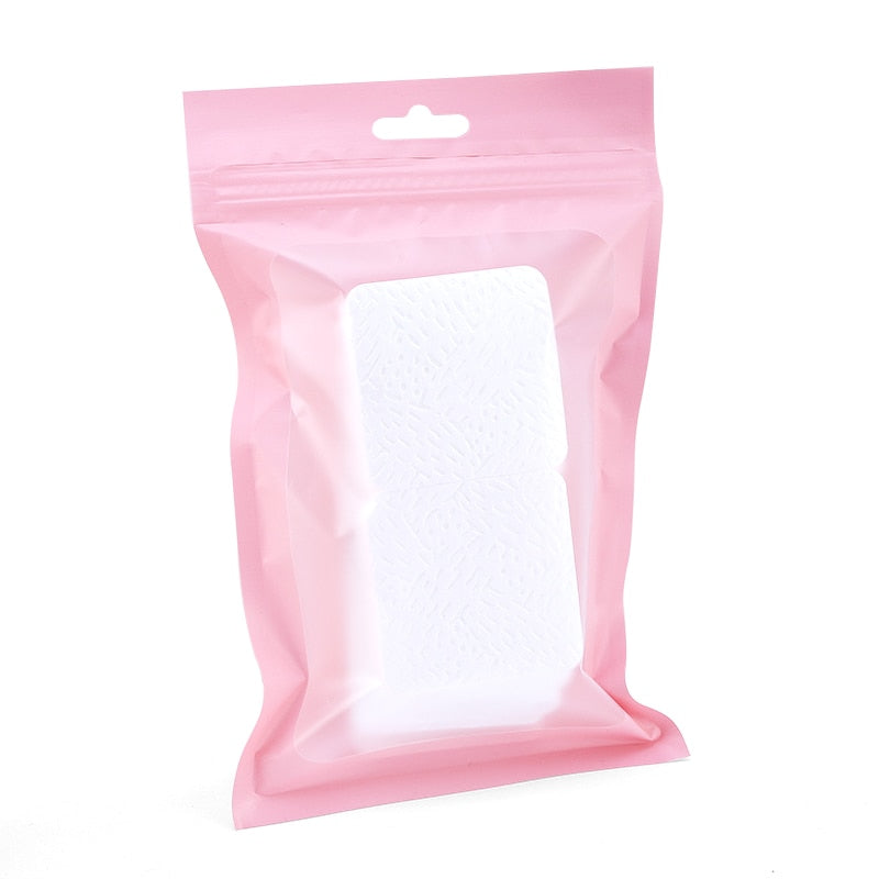 Beauty Lint-Free Nail Polish Remover Cotton Wipes UV Gel Tips