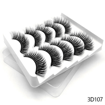 Beauty 3D Faux Mink Lashes Fluffy Soft Wispy