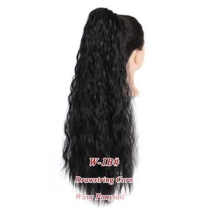 Beauty WTB Long Afro Kinky Curly Ponytail for Women