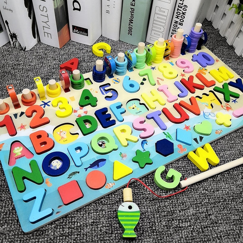 Montessori Educational Wooden Toys Children